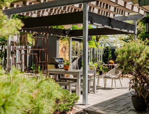 Japanese-inspired Pergola